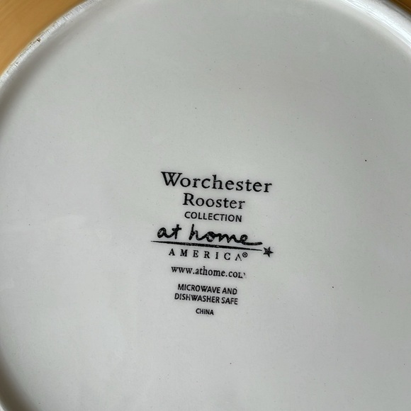 Worchester Roosters Plates - Picture 4 of 4